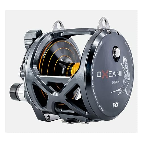  Tica Oxean II 50 Ts Doppia Velocità Mulinello Pesca Traina