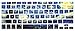 HRH Starry Night Keyboard Cover Silicone Skin for MacBook Air 13 and MacBook Pro 13" 15" 17" (with or w/out Retina,Not Fit 2016 Macbook Pro 13 15 with/without Touch Bar) US Layout