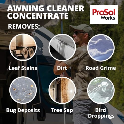 Prosol Works BNA8011 Bug Splat N' All Awning Cleaner 32 Fl Oz - Boat, Patio, Trailer & Rv Awning Cleaner thumb #2
