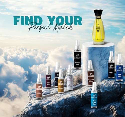 Image of HP Unisex Perfume Trial Pack | 10 x 5 ml + Gold 5ml I Variety Pack - Multiple scents eau de parfum | Long-lasting perfume | Perfect for Trying New Scents | Ideal For Gifting