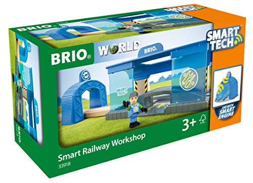 BRIO World 33834 Smart Tech Zug mit Actiontunnels – Elektrische Lokomotive & Sound-Effekten – Interaktives Spielzeug… – Bild 8