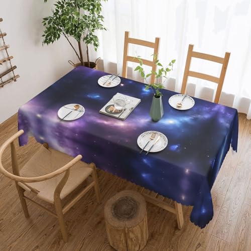 Nappe de table de salle à manger galaxie facile à nettoyer