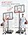 G GX9 Portable Outdoor Basketball Hoop Adjustable 4.8-10ft: Basketball Goal System for Kids, Teens & Adults in Backyard/Driveway/Indoor, 44 Inch Shatterproof Backboard and Stable Base