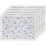 SUPERDANT 5 STK. Blumen Vögel Unterglasur Pflanzen Transferpapier Für Keramik Porzellan Unterglasur Abziehbilder Enamel Dekale Für Töpferkunst Unterglasur Dekorpapiere