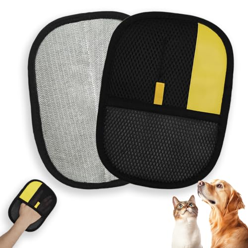 Guantes electrostáticos para eliminación de pelo de mascotas con efecto masaje relajante 2