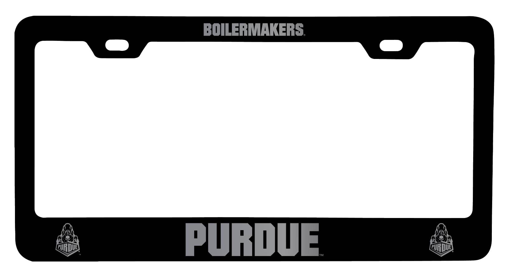 Purdue Boilermakers Laser Engraved Metal License Plate Frame Officially Licensed Collegiate Product