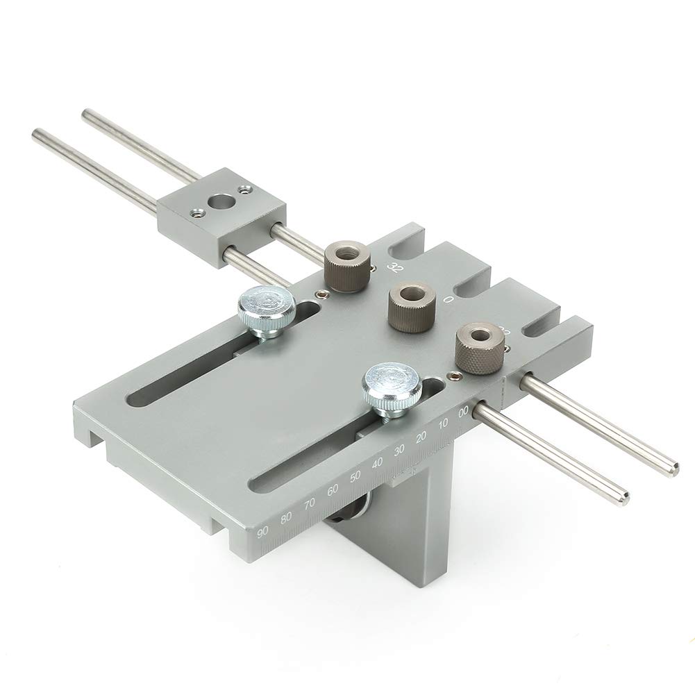 Dowelling Jig, Self Centering Aluminum Alloy 3 In 1 Drilling Guide Set, Drill Locating for Woodworking Drill Guiding Crafts