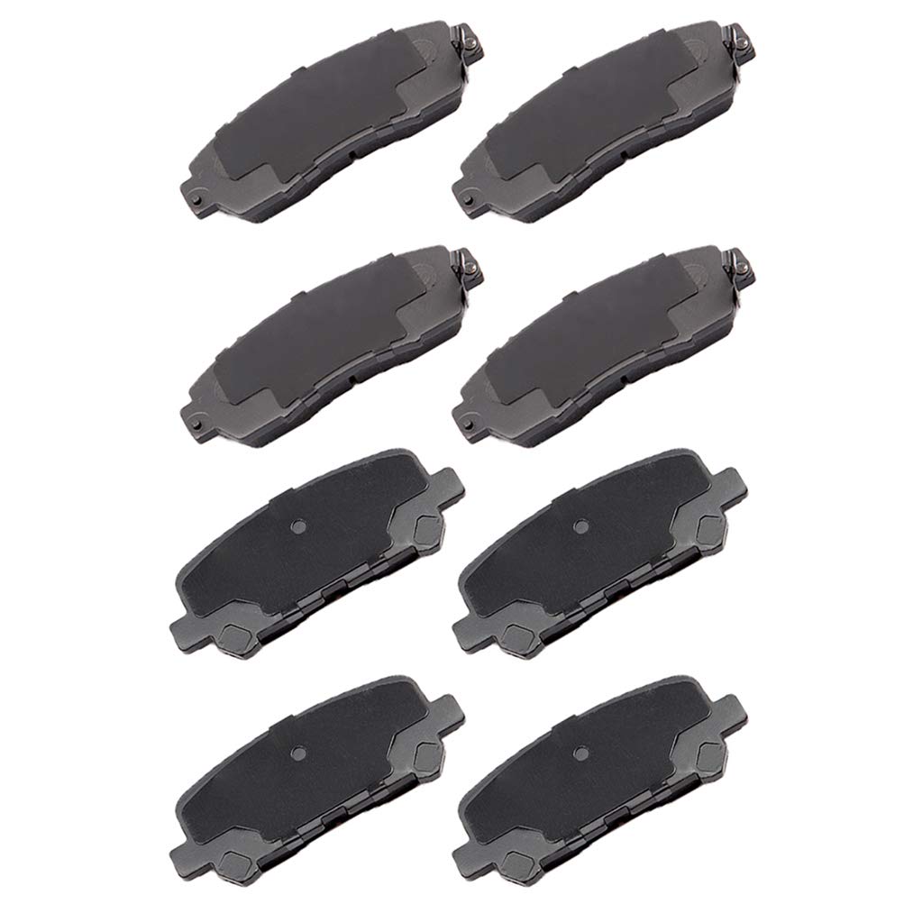 cciyu D1089 D1281 Front &amp; Rear Professional Ceramic Brake Pads Set fit For 2011-2014 For Honda Odyssey