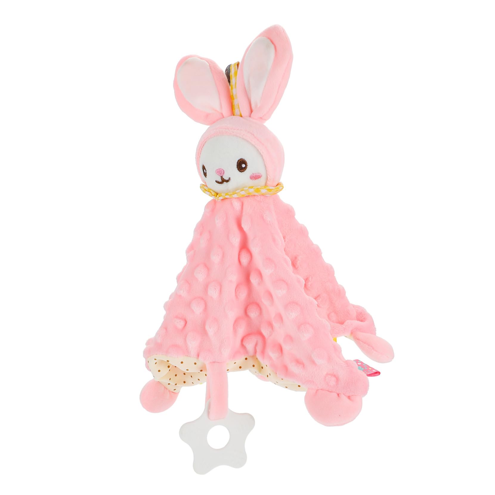 Toddmomy 1pc Animal Shaped Comfort Towel Soft Pacifying Doll for Boy Girl Gentle Chewing and Plaything for Newborns No Fading Skin Friendly Relief