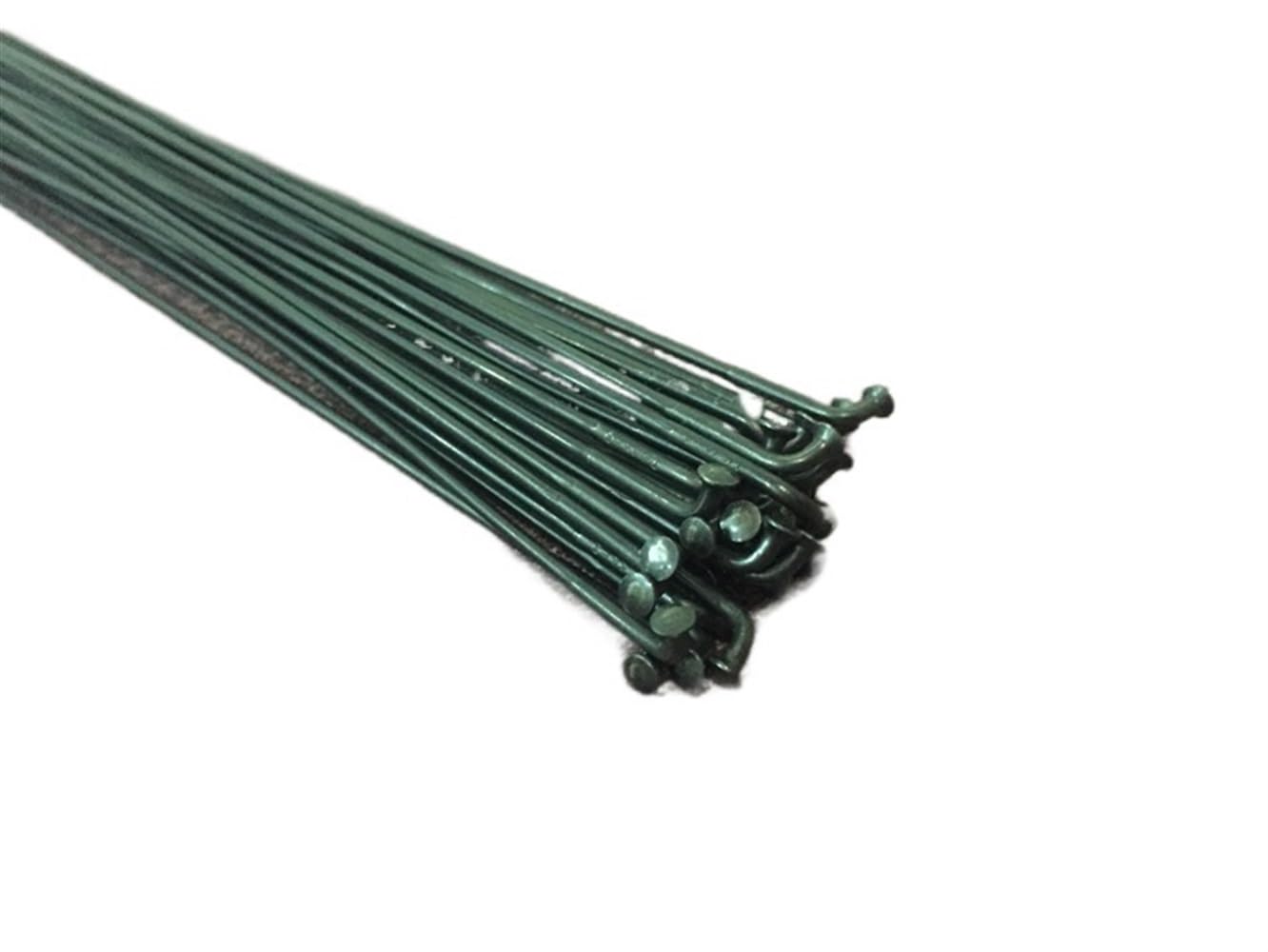 Raggi Bicicletta Raggi Round Spoke 14G J-Hook Tipo di curvatura Nero 2.0-1.65-2.0mm 252-298mm(Bend 64 pcs)