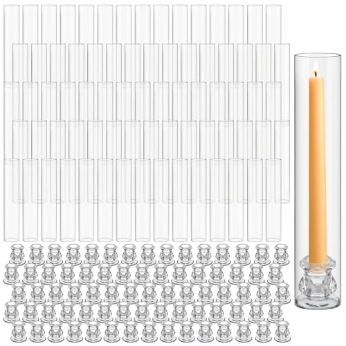 Teenyyou 36 Set Glass Hurricane Candle Holders...