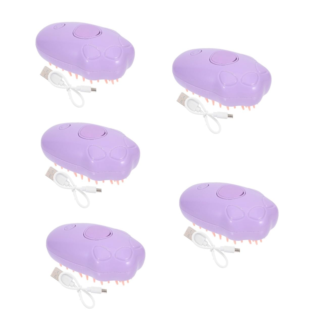 POPETPOP 5 Piezas De Cepillo De Para Gatos Cepillo Para Perros Para Baño Eléctrico Para El Pelo De Perros De Para Gatos De Pelo Enredado Para