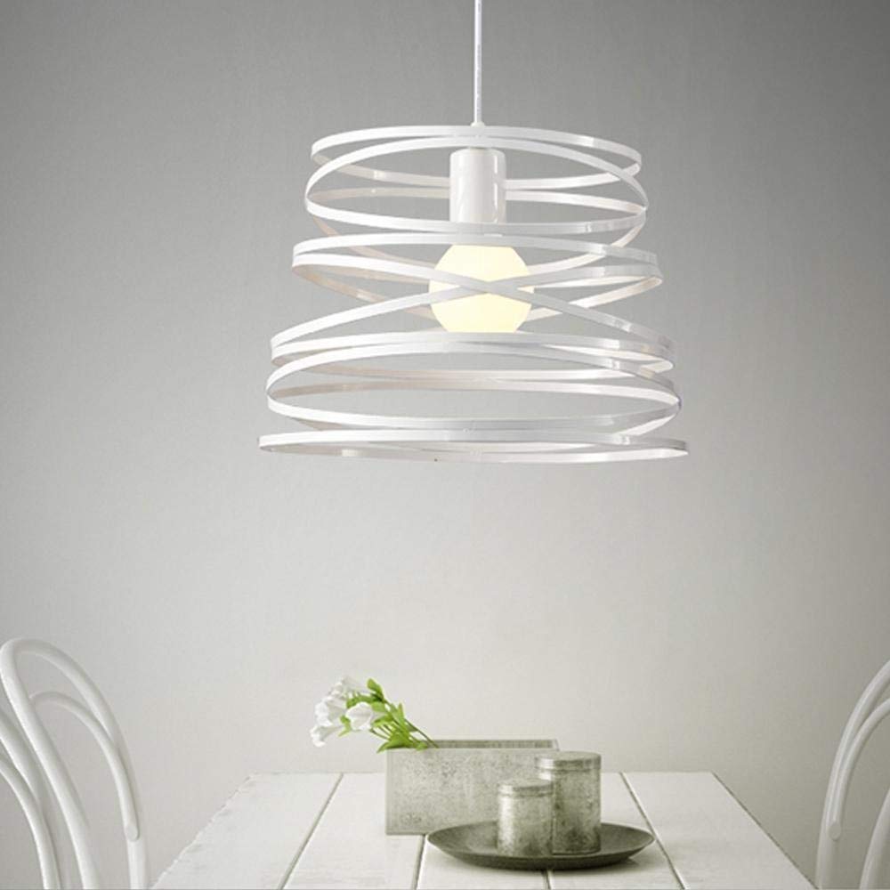 Lampadario Sospensione A Fasce Intrecciate - Design Moderno In Ferro, 1xE27, 60W Max