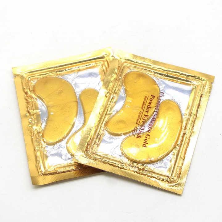 24K Gold Eye Patches Collagen Anti-Wrinkle Anti-Aging Beauty & Personal Care Dark Circles & Puffiness Brightener Rejuvenating Christmas Gift for Women Christmas Gift for Mom Skin Care Facial Travel 1