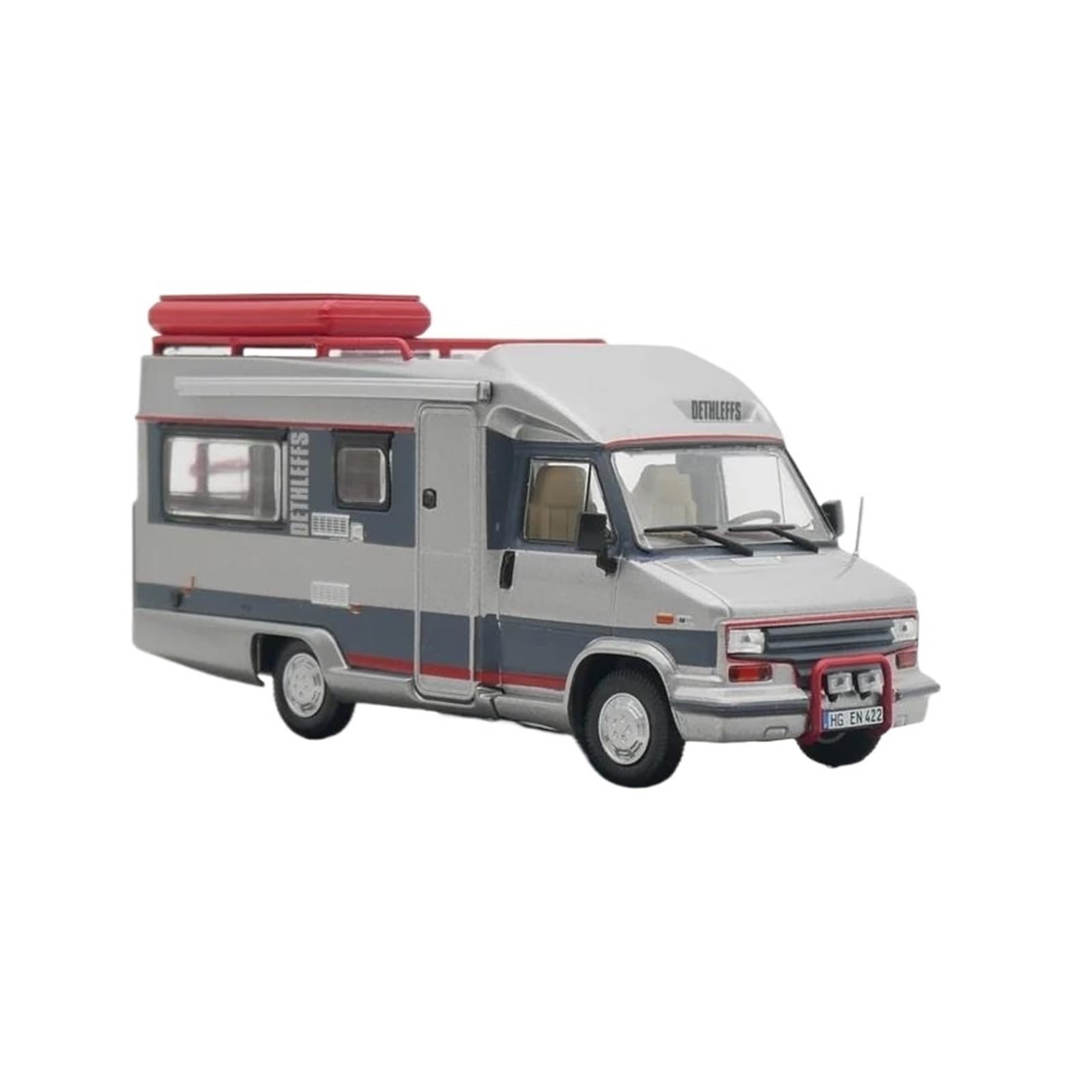 Metallo Scala Replica 1 43 Per Dethleffs Globetrotter CD S 1986 Modello Di Auto Giocattolo Nostalgia Classica Souvenir Esposizione Statica Hobby Veicoli Giochi Set