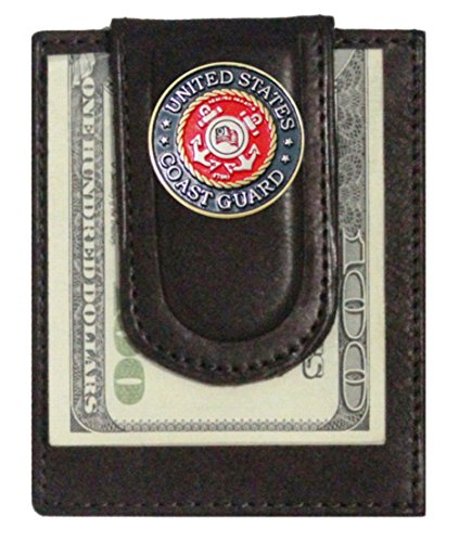 Custom United States Coast Guard Paul and Taylor Money Clip Wallet
