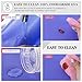 Daixer 20Pcs Refrigerator Liners, Washable Fridge Liner Shelf Mats Refrigerator Pads for Cupboard Cabinet Drawer Home Kitchen Accessories Organization (Purple)
