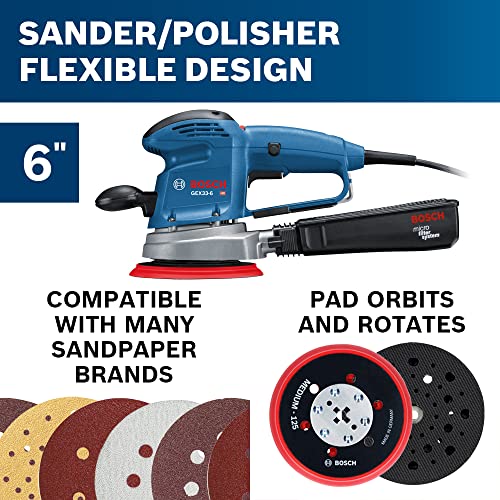 BOSCH GEX33-6N 6 In. Multi-Hole Random Orbit Sander/Polisher thumbnail 6