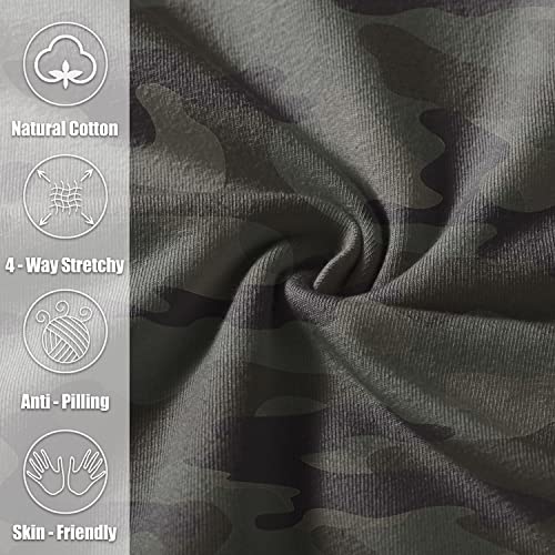 Image of Pudolla Men's Cotton Yoga Sweatpants Athletic Lounge Pants Open Bottom Casual Jersey Pants for Men with Pockets