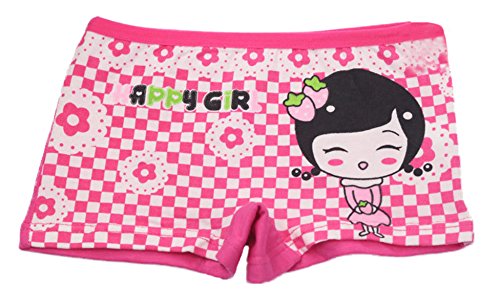 Little Girls Toddler Kids Happy Giril Boyshort Hipster Panties Underwear 4Pcs3
