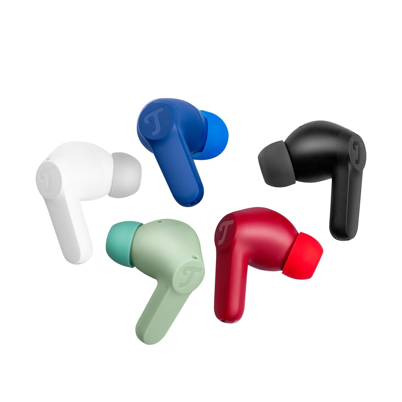 Teufel Airy TWS 2 - Écouteurs Intra-Auriculaires sans Fil Bluetooth - Réduction Active du Bruit - Étanchéité IPX4-6 Microphones - Longue durée de Vie de la Batterie - Contrôle Tactile - Vert
