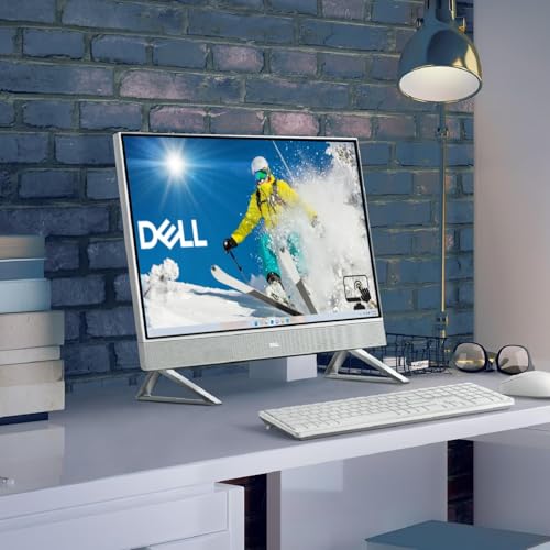 Image of Dell Inspiron All-in-One Touch Screen Desktop Computer, 27 inch LED Low Blue Light Display, 14th Gen Intel Core7 150U, 32GB RAM, 1TB PCIe SSD, Wi-Fi 6, USB-C, HDMI, Wireless KB & Mouse, Windows 11 Pro