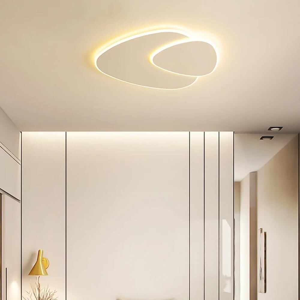 Plafonnier encastré pour petits espaces et plafonds bas de chambre ou couloir