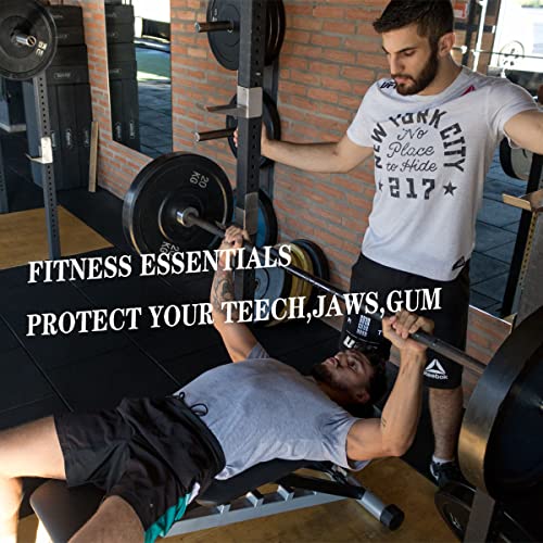 Powerlifting Mouthguard(2 Pieces), Weight-Lifting Mouth Guard for Strength Training,Powerlift,Bodybuilding,Fitness Mouthpiece -Low Jaw - Image 4