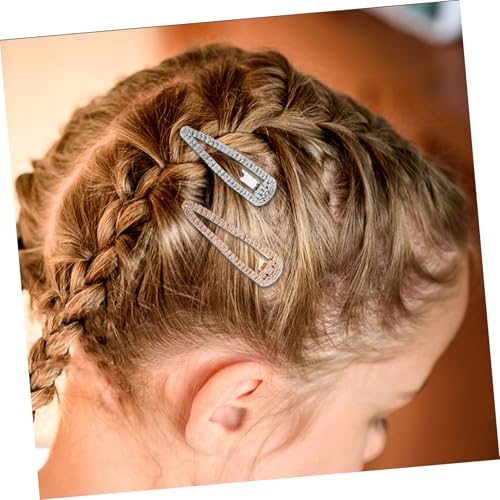 Barrettes de cheveux en strass forme goutte d'eau de qualité - 7