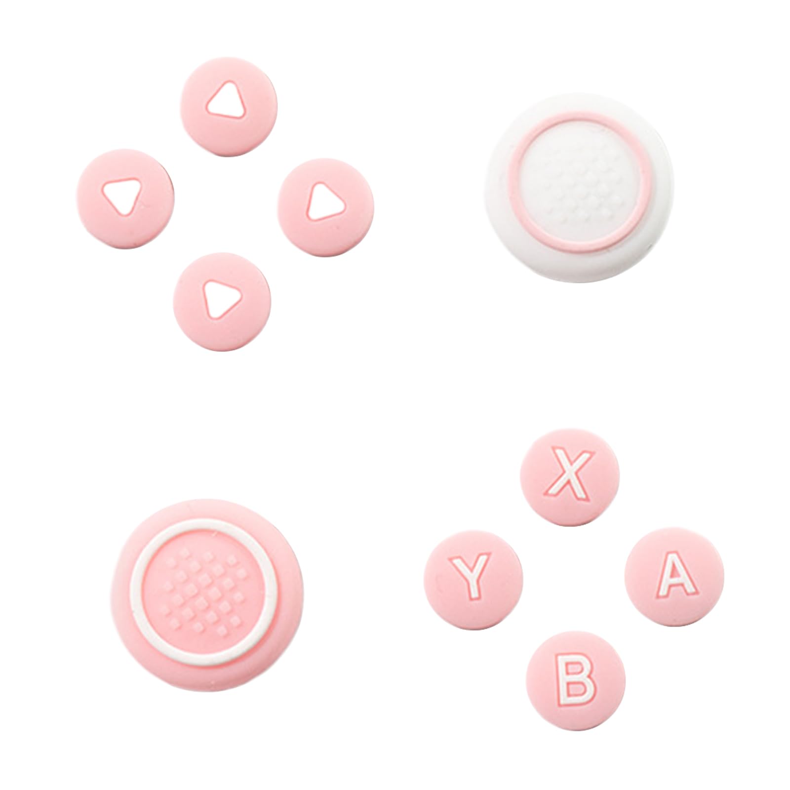 Juego de 10 tapas de silicona para botón de control de joystick, cómodas tapas de agarre