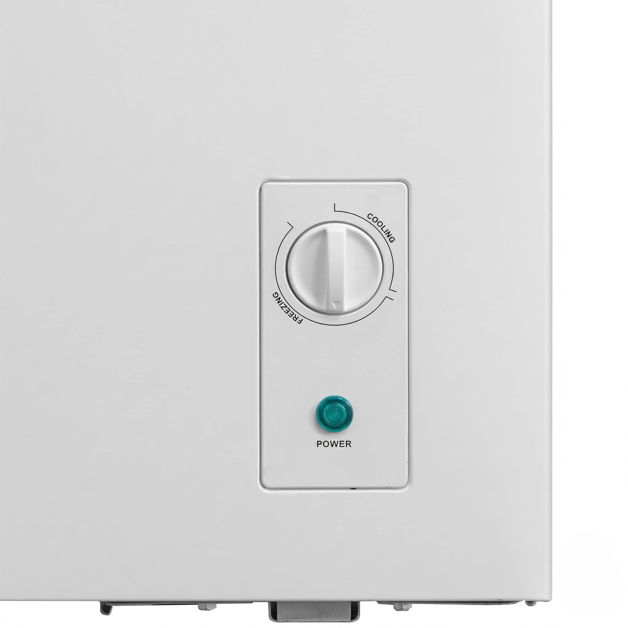 Gefriertruhe 99L Weiß mit Inverter-Kompressor – Tiefkühltruhe Freistehend, Schnellgefrieren, LED-Innenbeleuchtung, 4-Sterne, Einhängekorb, Energieklasse E, leise, für Keller & Garage