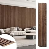 Art3d Wood Slat 6-Pack Walnut