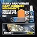 Chemical Guys Headlight Restoration & Ceramic Kit, Complete DIY Kit for Removing Yellowing & Oxidation, Includes Restoration Compound, HydroCharge With Microfiber & Applicator
