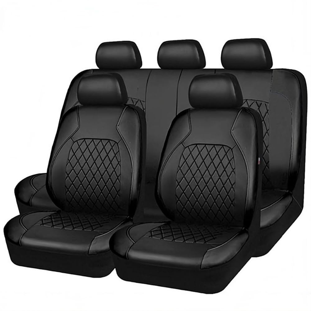 NURCIX Funda Asiento Coche,Compatible para Hon-da CRV, Delantero Trasero,A-Black