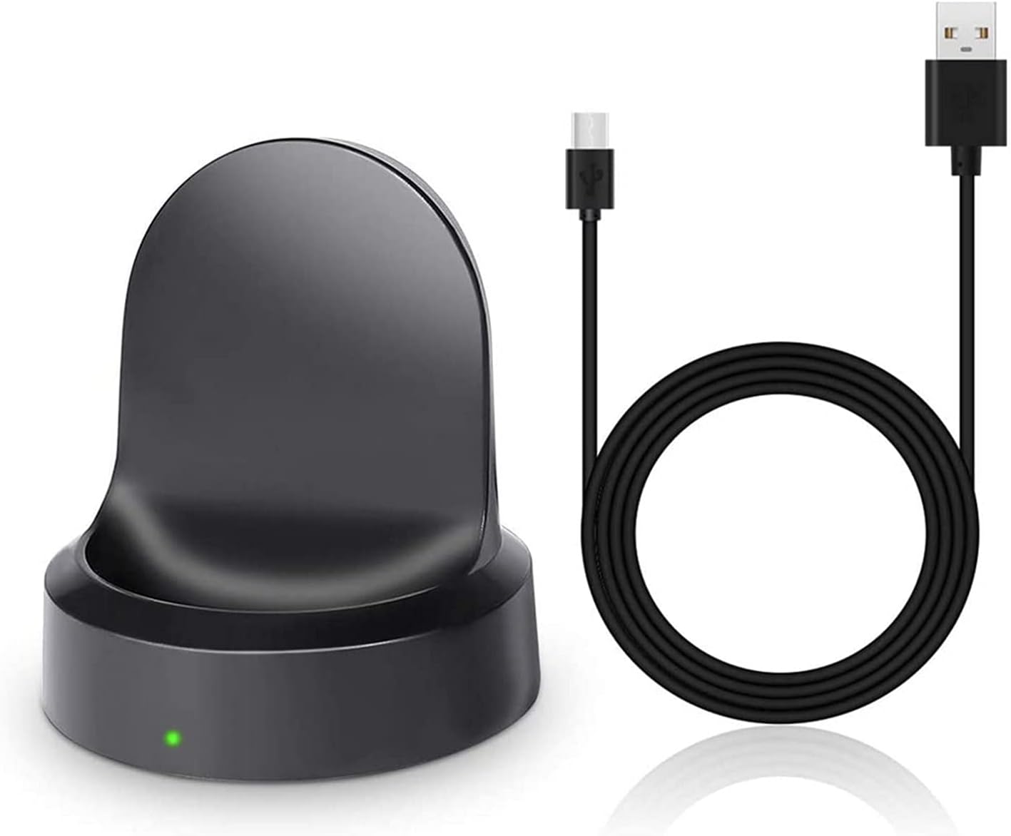 For Samsung S3 Frontier and S3 Frontier LTE Smart Watch Wireless Charging Dock with Micro USB Cable for Home Travel Hotel Business Use Compact Design Power Protection Circuit