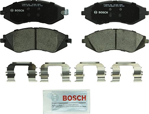 Bosch BC1035 QuietCast Premium Ceramic Disc Brake Pad Set For Select Chevrolet Aveo, Aveo5, Spark, Spark EV; Pontiac G3; Suzuki Forenza, Reno; Front
