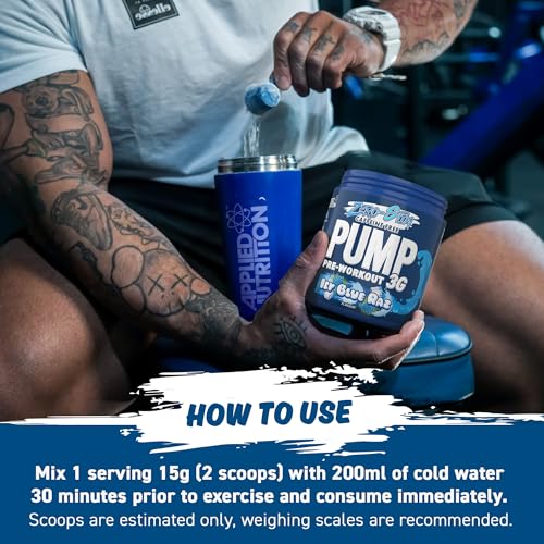 Applied Nutrition Pump Zero Pre Workout - Zero Stim, Caffeine Free, Energy & Performance (375g - 25 Servings) (Fruit Burst) - Image 6