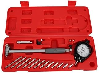 Dial Bore Gauge 0.01m, Deep Engine Hole Cylinder Measurement Inside Micrometer Gage Cylinder Tool Kit, 50-160mm Comes with Carrying Case for Bore Measure