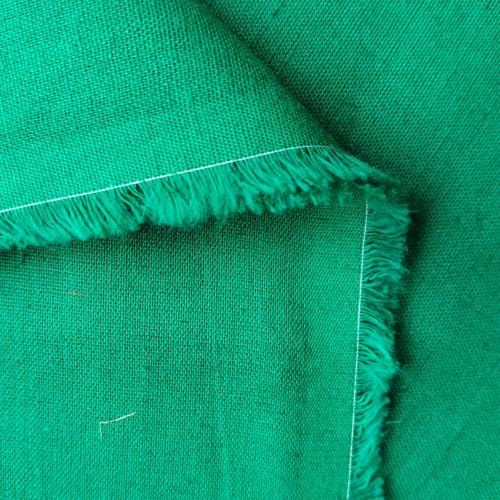 Image of Premium Cotton Flex Fabric for Sewing & Dressmaking | Soft, Breathable, Durable Material | Ideal for Kurtis, Shirts, Dresses, Home Decor & Crafts (Dark Green, 5 Meters)