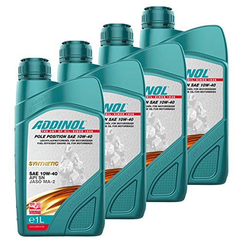 Addinol 4X Motoröl Motorenöl Motor Motoren Motor Oil Engine Oil Pole Position SAE 10W-40 1L Motorrad