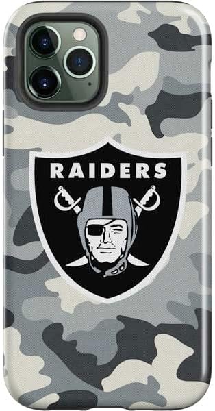 Skinit Impact Phone Case Compatible with iPhone 12 Pro Max - Officially Licensed NFL Las Vegas Raiders Camo Design