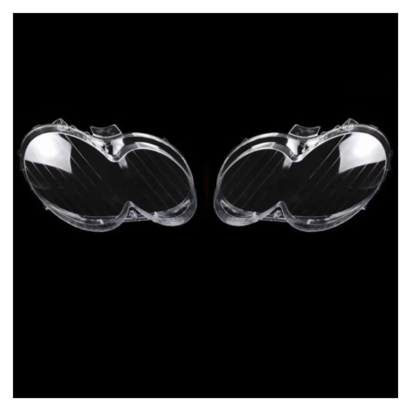 Trasparente Guscio Faro Anteriore Auto Per Benz W209 CLK 2003-2009 Coppia Faro Copertura Borsette Auto Copriobiettivo Ombra In Vetro Lente(Right)