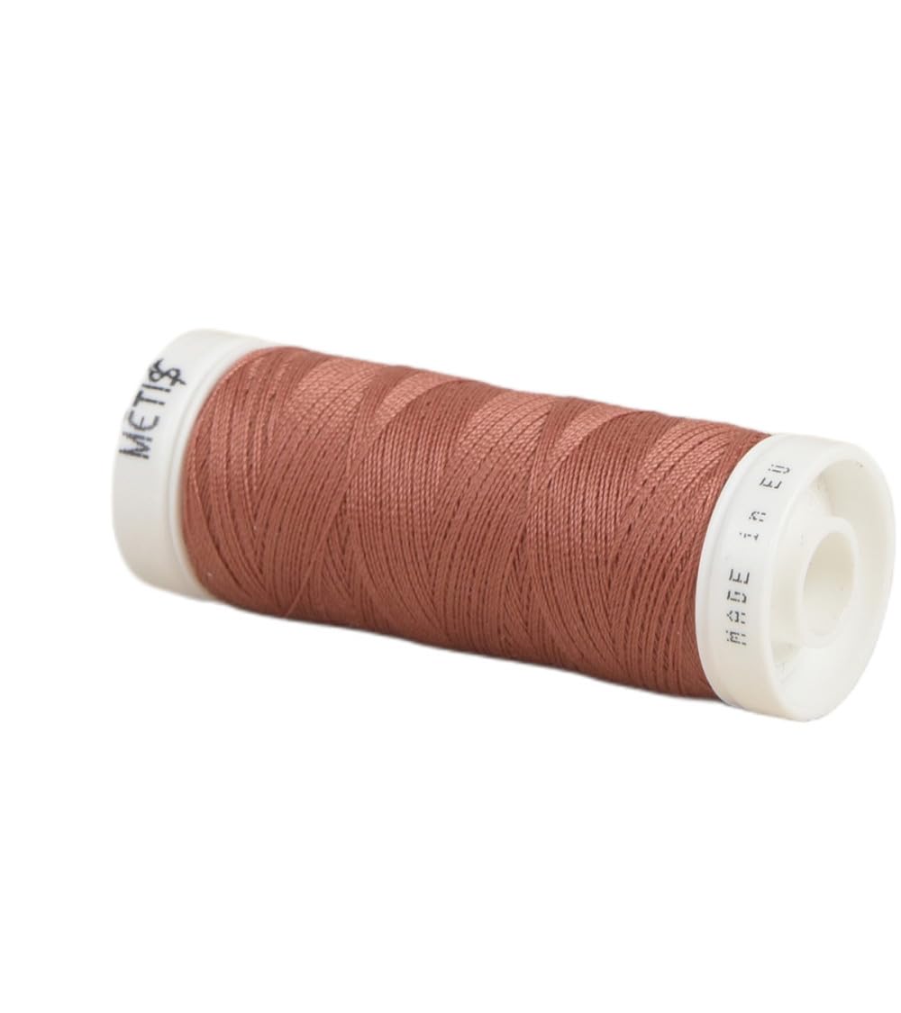Oeko Tex Spool of Polyester Thread 200 m Made in Europe – Terracotta Yellow