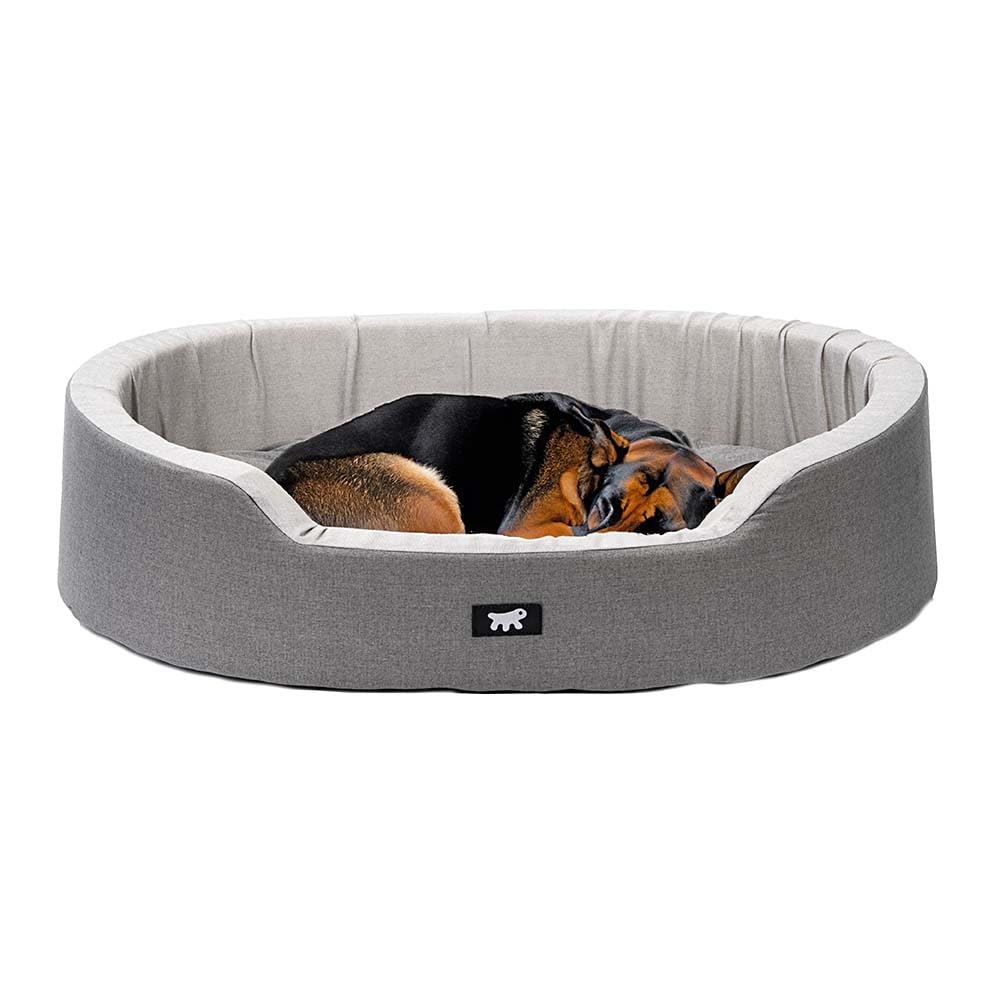 Ferplast Dandy 80 SANITIZED Cama Interior para Perros, cojín para Perros, con protección antibacteriana y antiviral, algodón, Lavable 80 x 55 xh 18 cm