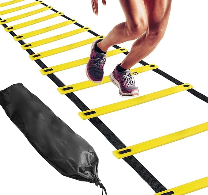 Agility Ladder 8 Meter Speed Training Ladder with 16 Adjustable Rungs, for Soccer, Football, Sports Training - Includes Heavy Duty Carry Bag Speed Ladder-image-27