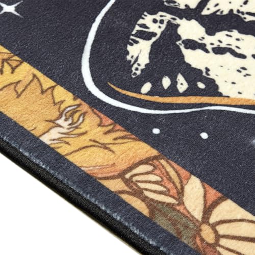 Tapete decorativo Boho 4'x6' moody black Faux Wool miniatura 6