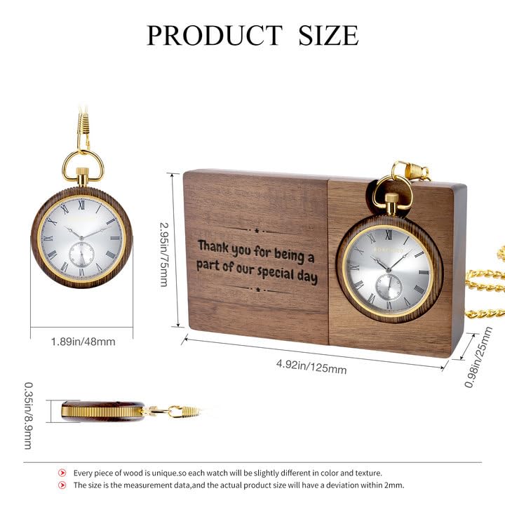 Image of 2win Personalized Engraved Pocket Watches for Men Dad Son Custom Watches Exquisite Pocket Watch Gifts for Anniversary Christmas Fathers Day Birthday
