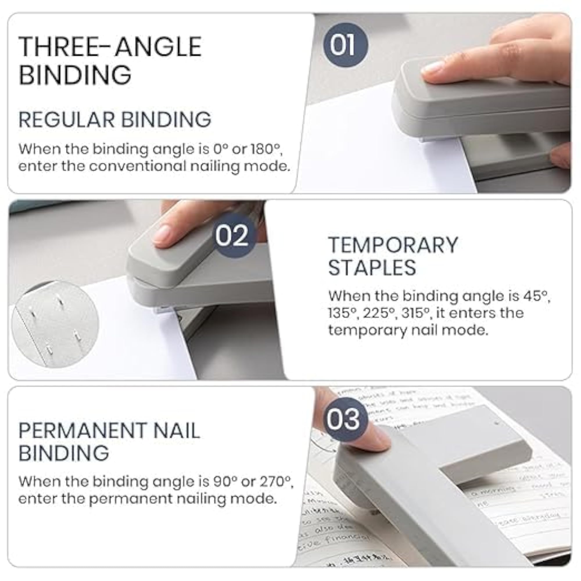 360 Degree Rotating Stapler Machine for Office & School