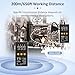 PANDAAR Wireless Tour Guide System, Tour Guide Microphone and Speaker, Tour Guide Headsets 1 Transmitter 10 Receivers, 200m/656ft Long Range, Tour Guide Speaker for Factory School Church Museum