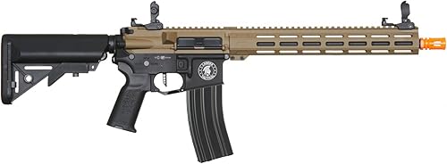 Miniatura 7 de Lancer Tactical Viking MLOCK Proline Series M4 - Rifle de Airsoft de 13 pulgadas con grúa (color camuflaje con licencia de árbol real)